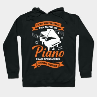 Funny Piano Player Music Pianist Gift Hoodie